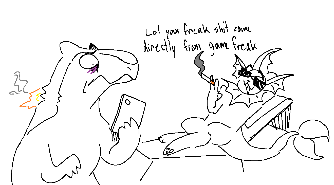 panna !! on X: “not at all what i was expecting from a game freak 