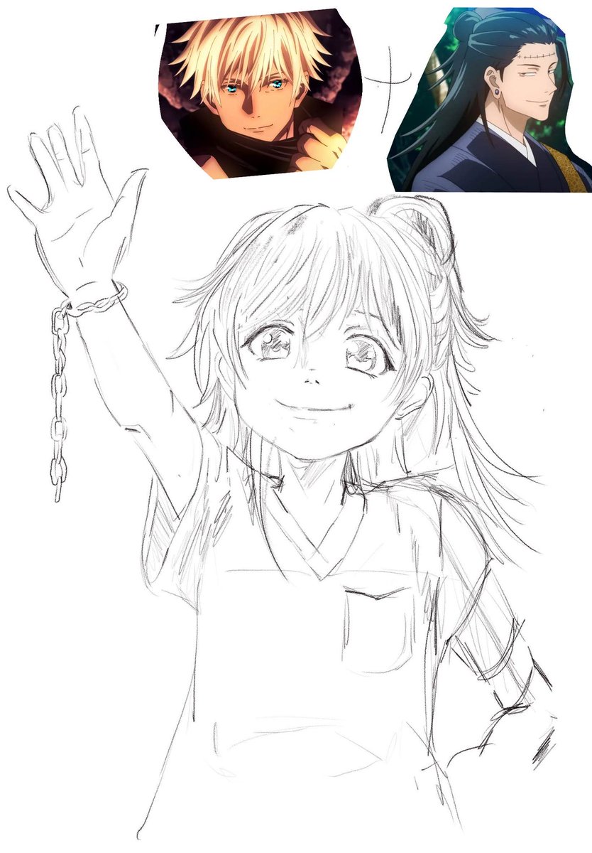 naokittenb's tweet photo. #Satosugu / #sugusato kid wip
I’m trying to add more Sugu elements. So far it’s 99,9% sato tho 🤨 pencil has given up so I’ll leave it as it is for now
I DO ACCEPT IDEAS/tips ty https://t.co/2XlVoMNfCj