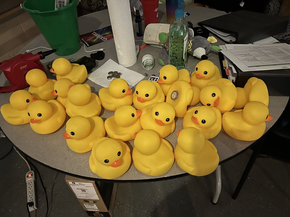 MelissaANathan's tweet image. It was a rough day for the Godspool props (and SM)

#stagemanagerlife
#godspell
#inapool
#flintrepertorytheatre 
#photooftheday