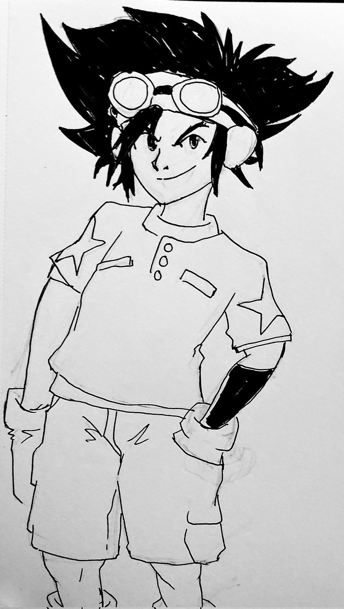 JABEcon's tweet photo. Today is day 13 of #Inktober2024 !

Today we have Taichi "Tai" Kamiya from Digimon!

#inktober #digimon #anime #digimonadventure #taichikamiya https://t.co/KGowDLHm2p