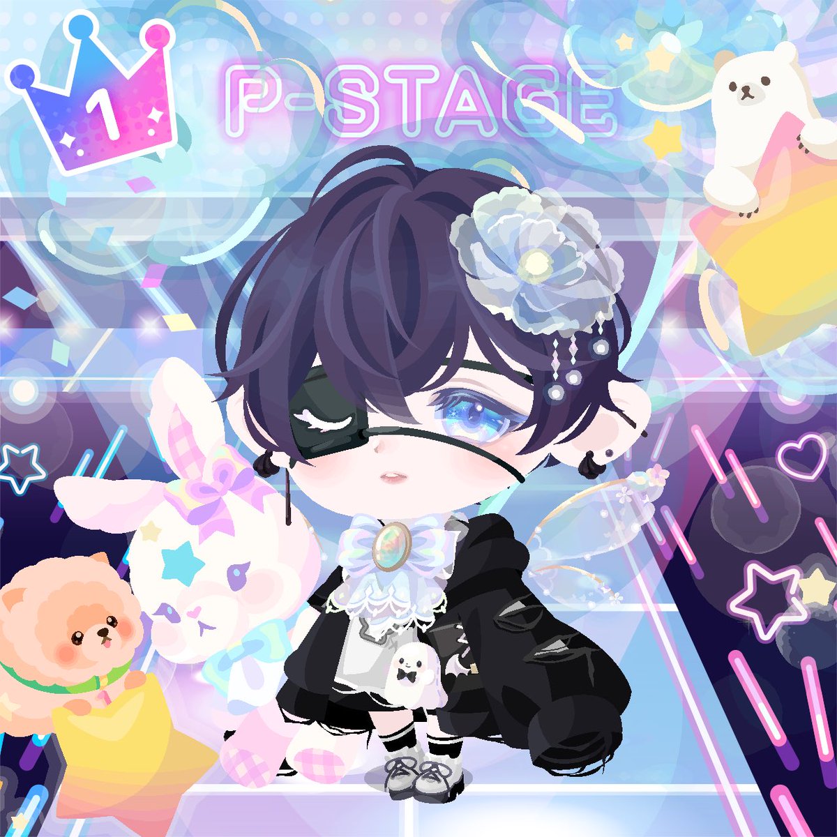 ／
みんなで作るファッションショー✨
『P-STAGE』に参加したよ🌈
＼

🎪STAGE：吸血鬼
app.adjust.com/tf3ugja
#ポケコロ