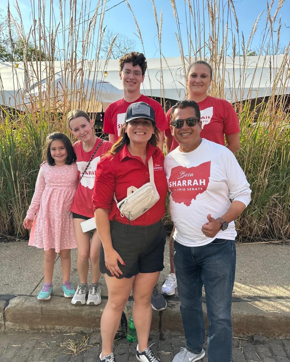 BesaSharrah's tweet photo. #SharrahForOHSenate rocked it at the Italian Fest! Nice to see people from Worthington, New Albany, &amp; Dublin. I love the Italian community &amp; the amazing added value both economically and culturally they bring to central Ohio #ItalianFest #OHSenDistrict16 https://t.co/pXhhfMVGbm