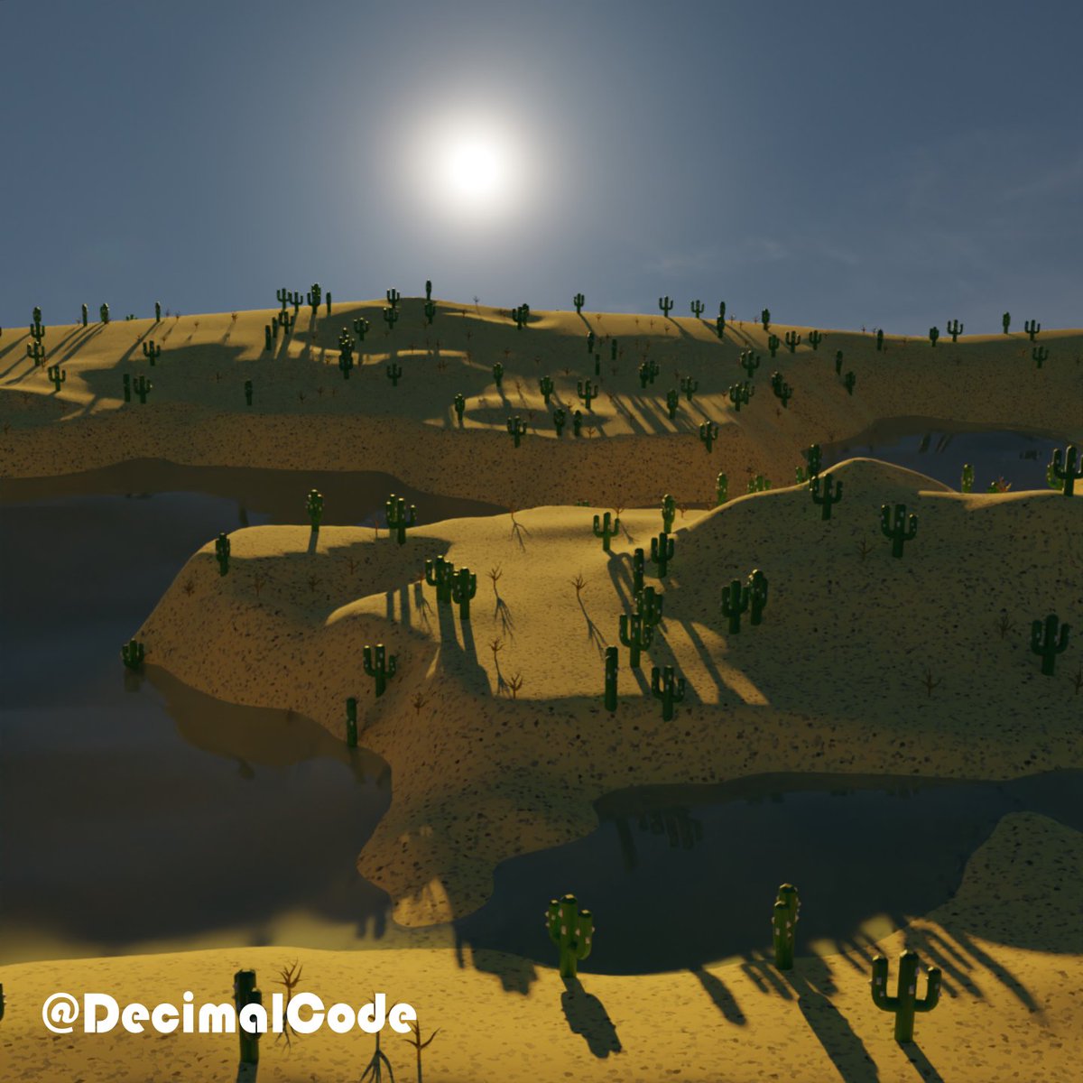 DecimalCode's tweet photo. Inktober 2024

Day 13 - Horizon

"Looking at the Sunset"

#inktober #inktober2024 #3d #blender #3dart #blender3d #sunset #cowboy #desert #wildlife #art https://t.co/VfG8BGEubf