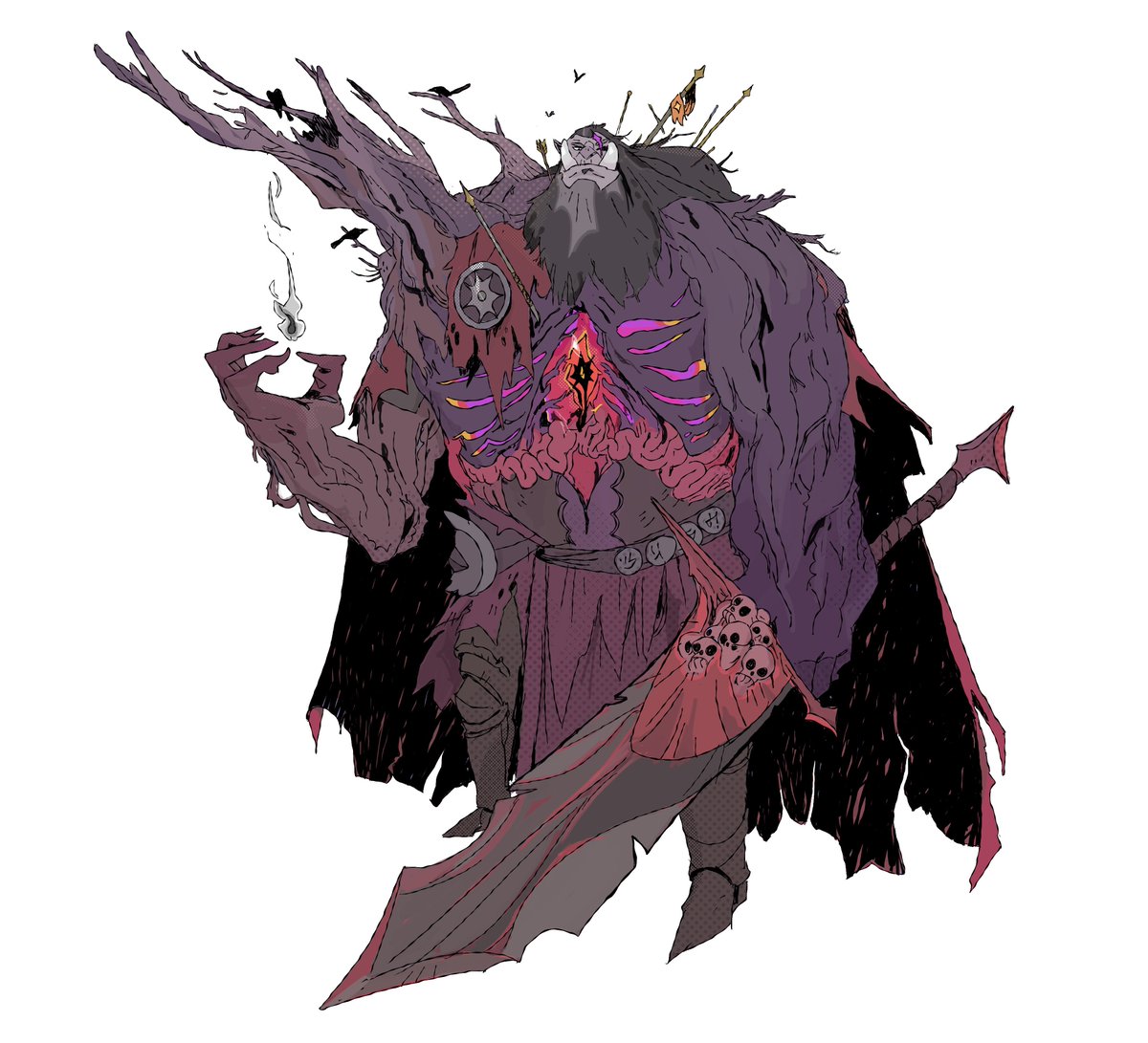 mdfiore_art's tweet photo. Funky doodle of one of the big bads from my dnd game :)) https://t.co/uTfbzZ0XZR