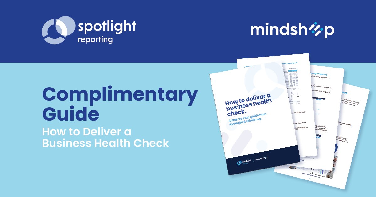⬇️ Download Your Complimentary Guide - How to deliver a Business Health Check with Mindshop &amp; Spotlight Reporting.

loom.ly/W-aVCfY

#businesshealthcheck #businessadvisory
