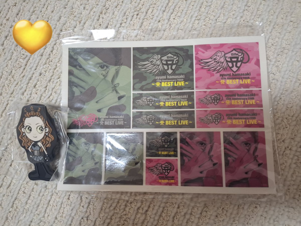 JTB tourクリップと15thステッカーのセットを1名様にプレゼント🎁
未開封です
条件等全文最後までお読みください

･フォロワーさん限定
(応募期間中にフォローOK)
･現段階のFFさん以外鍵垢NG
·懸賞垢NG
･RP(RT)、<あゆ>とリプ
番号付与で応募完了🩷

ご応募待ってます🫶
 #浜崎あゆみ
 #ayuDay