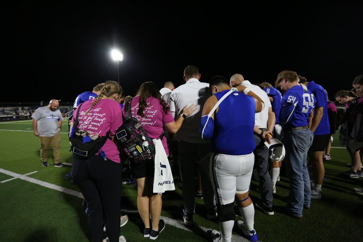 Friday night lights … 2-0 in district - let’s keep it up ⚕️🏈 🏟️