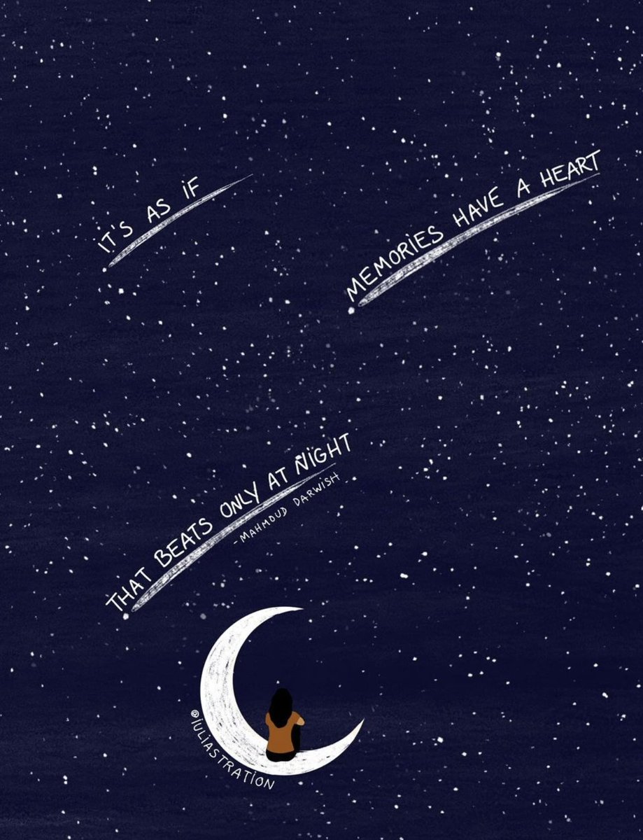 Words by Mahmoud Darwish
🌙
#artbyiuliastration