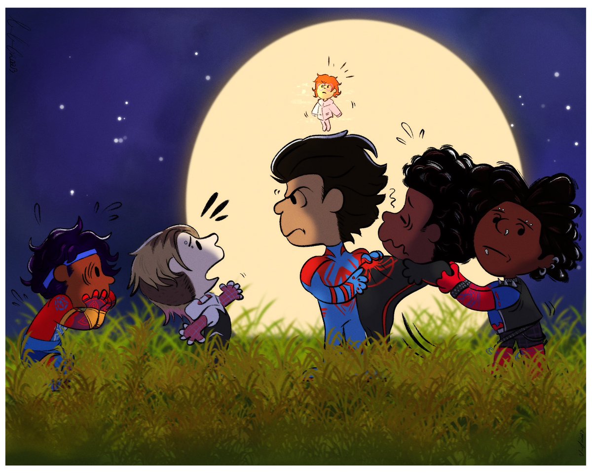 VintyViva's tweet image. Lil late but-

🎉Happy Birthday Miguel🎉
😭🥹
[a retouching of old art but for Halloween]
.
.
.
#migueloharaart #SpiderVerse #ATSV