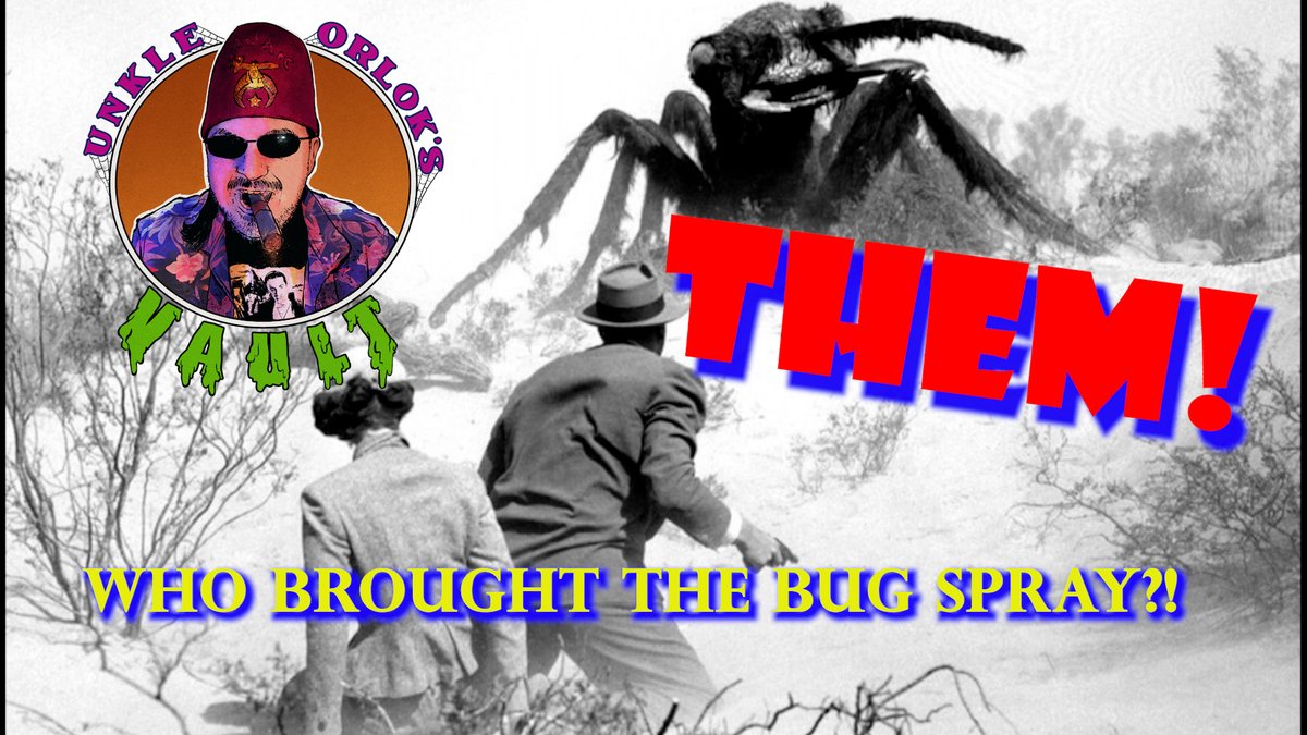 WATCH NOW! youtube.com/watch?v=eA6DAn…
Unkle Orlok looks back at the first and greatest radiated, BIG BUG movie. There is something unnatural lurking in the New Mexican Desert and it may mean the end of humanity's reign on earth. Grab a big can of bug spray for this episode.