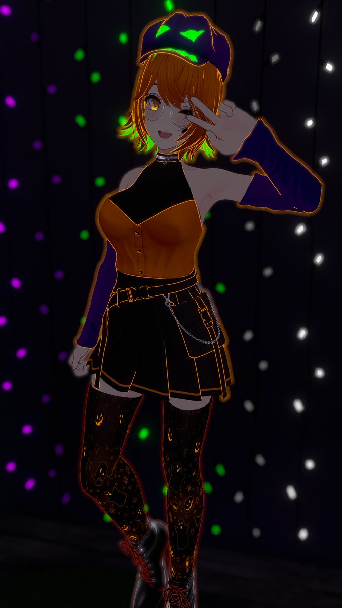 RazzerVT's tweet image. It's a spooky month! 

#VRChat
#VRChatPhotos