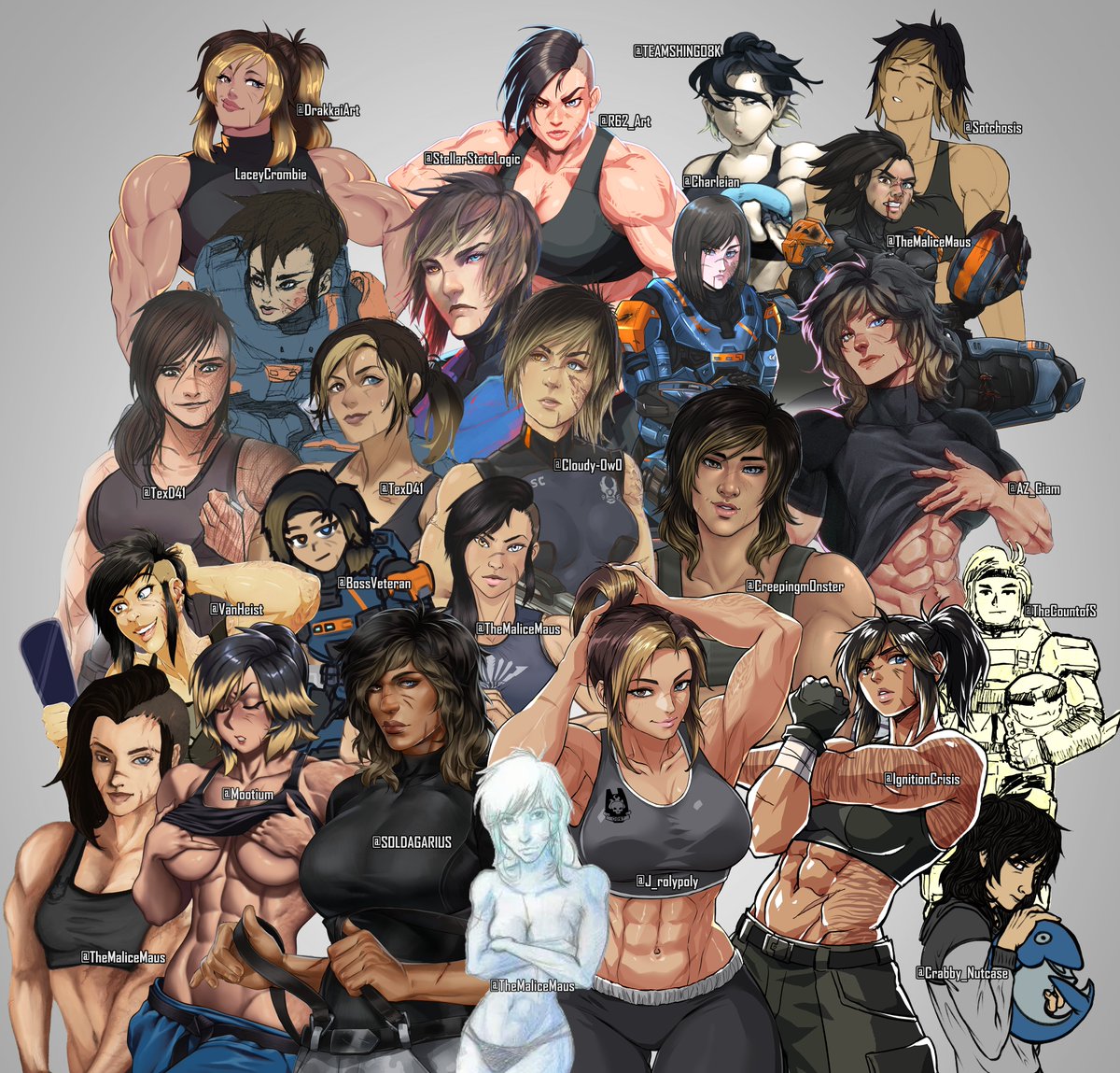 PickledGear's tweet photo. Another Update :) This time added the first ever drawing of Wasp, front and center. https://t.co/HoQuEKVikJ
