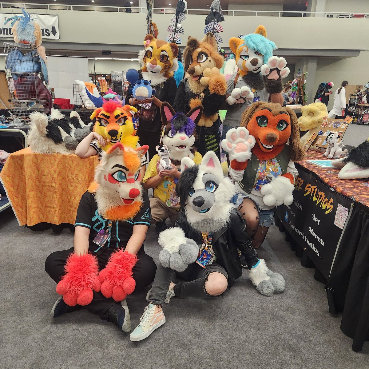 _Saberstudios_'s tweet image. AZFC 2024 Saber Studios group picture!
The Saber family has grown so much in the past few years, I can't wait to bring even more little critters to the world!
