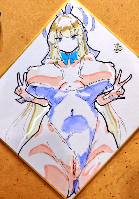 出来た、飛鳥馬トキの色紙が 