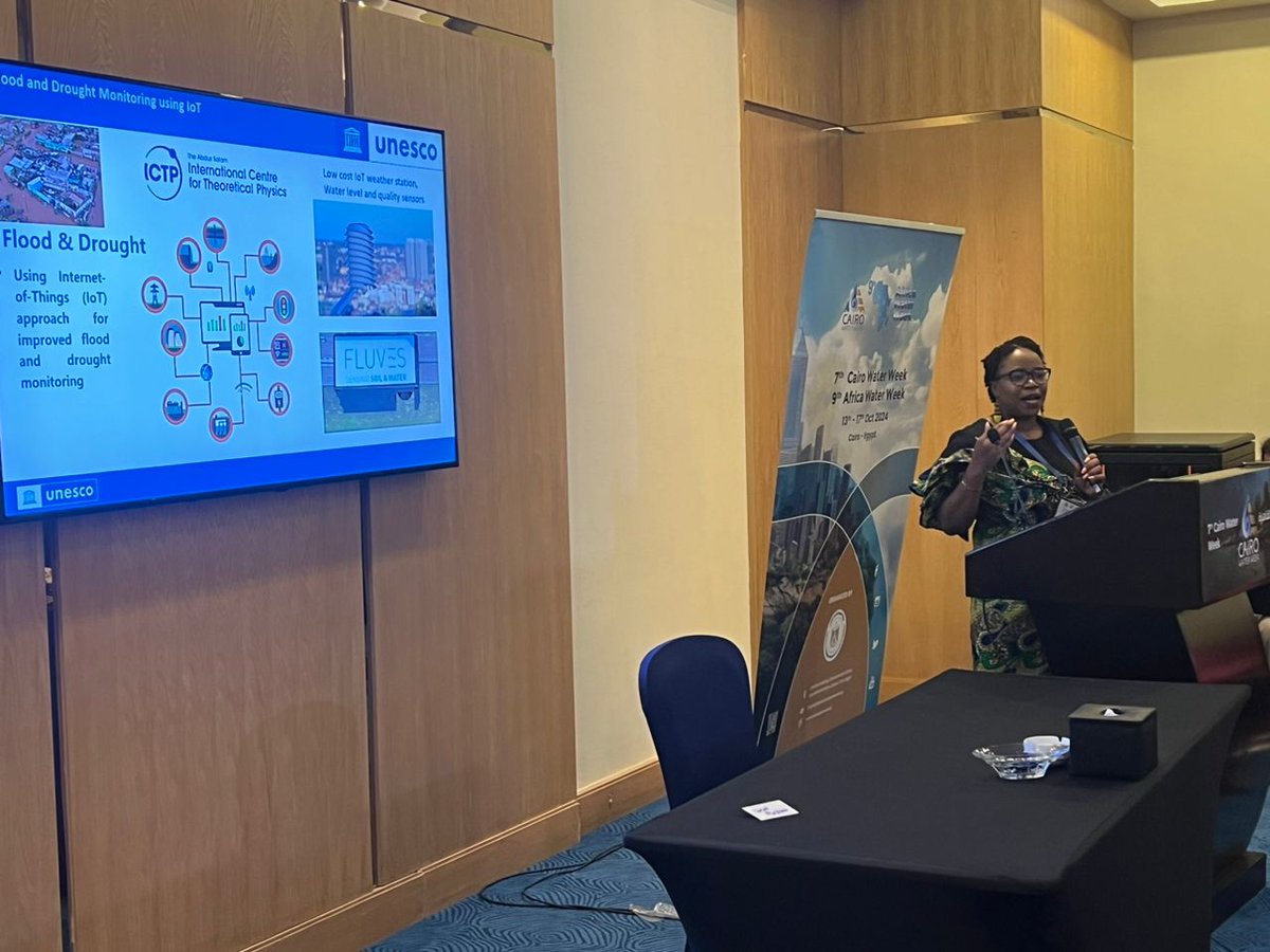 unescoROSA's tweet image. 🌍💧 UNESCO ROSA is at the 9th Africa Water Week (AWW9) and 7th Cairo Water Week in Egypt from Oct 13-17! 
Let’s discuss critical water issues and build a sustainable, water-secure future for Africa. 🌿💧 #AWW9 #CairoWaterWeek #UNESCOROSA #WaterSecurity #WaterForAll