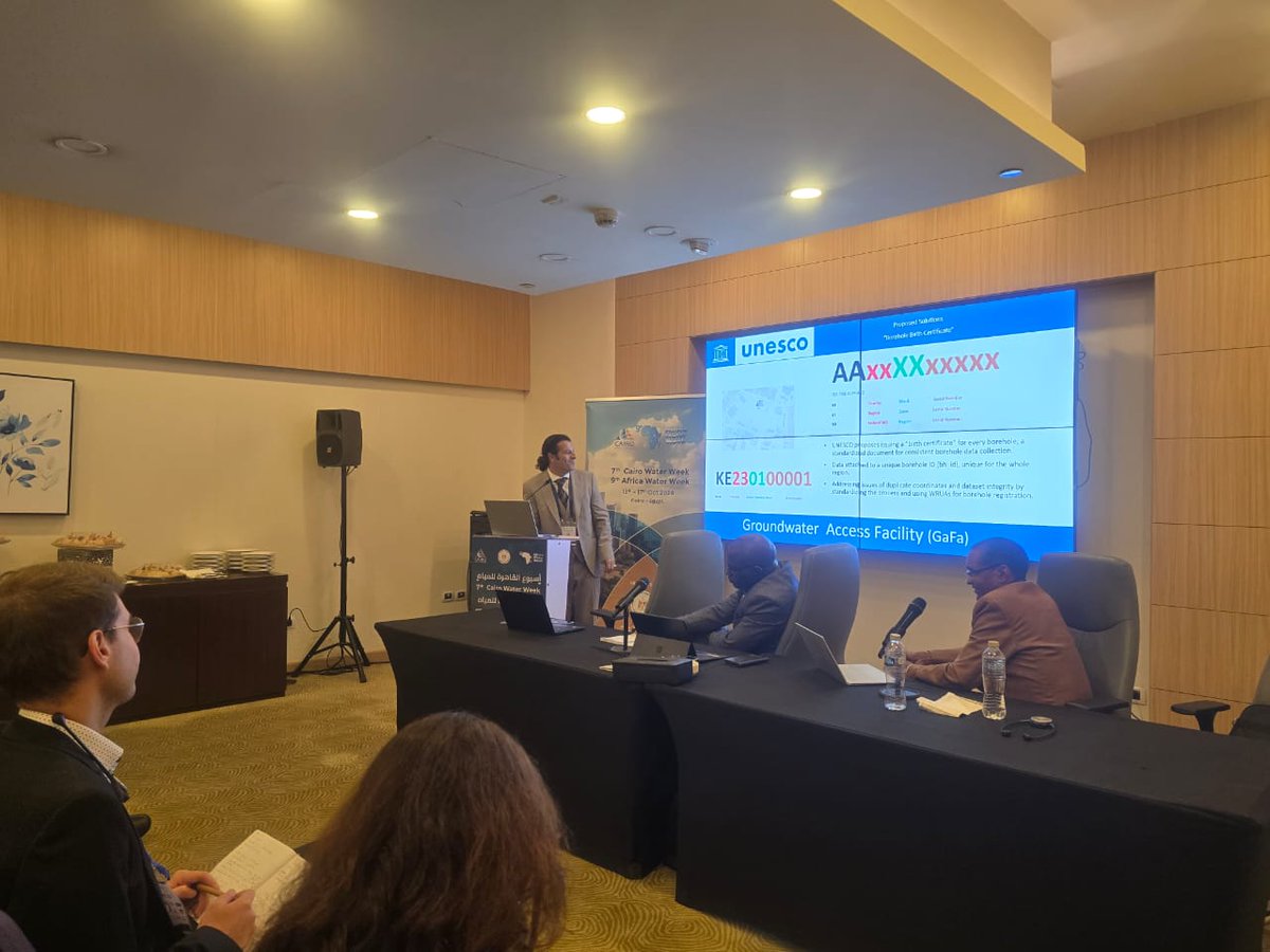 unescoROSA's tweet image. 🌍💧 UNESCO ROSA is at the 9th Africa Water Week (AWW9) and 7th Cairo Water Week in Egypt from Oct 13-17! 
Let’s discuss critical water issues and build a sustainable, water-secure future for Africa. 🌿💧 #AWW9 #CairoWaterWeek #UNESCOROSA #WaterSecurity #WaterForAll