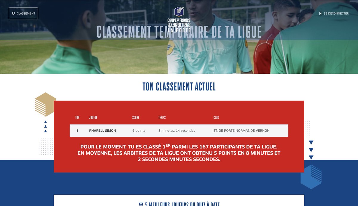 pharellsn's tweet photo. En route pour la gagner cette coupe des arbitres ! ⚽️ 🏆@TousArbitres @FFF https://t.co/kqEJfR8epY