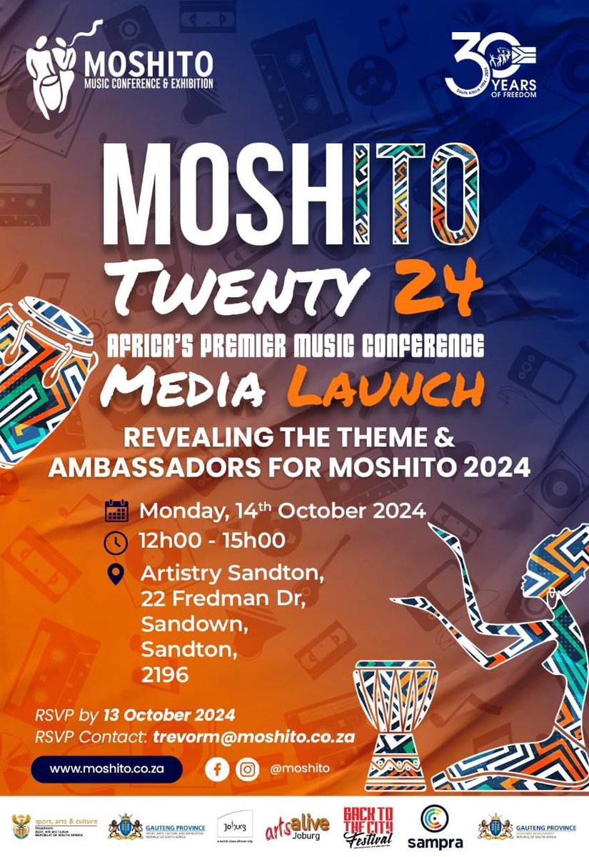 SAMPRA (@officialsampra) on Twitter photo We are at Artistry today at the <a href="/MoshitoRSA/">MoshitoRSA</a> 2024 Media Launch, where the theme and ambassadors for Moshito 2024 will be revealed!
#LoveTheBeatPayForPlay We are at Artistry today at the <a href="/MoshitoRSA/">MoshitoRSA</a> 2024 Media Launch, where the theme and ambassadors for Moshito 2024 will be revealed!
#LoveTheBeatPayForPlay