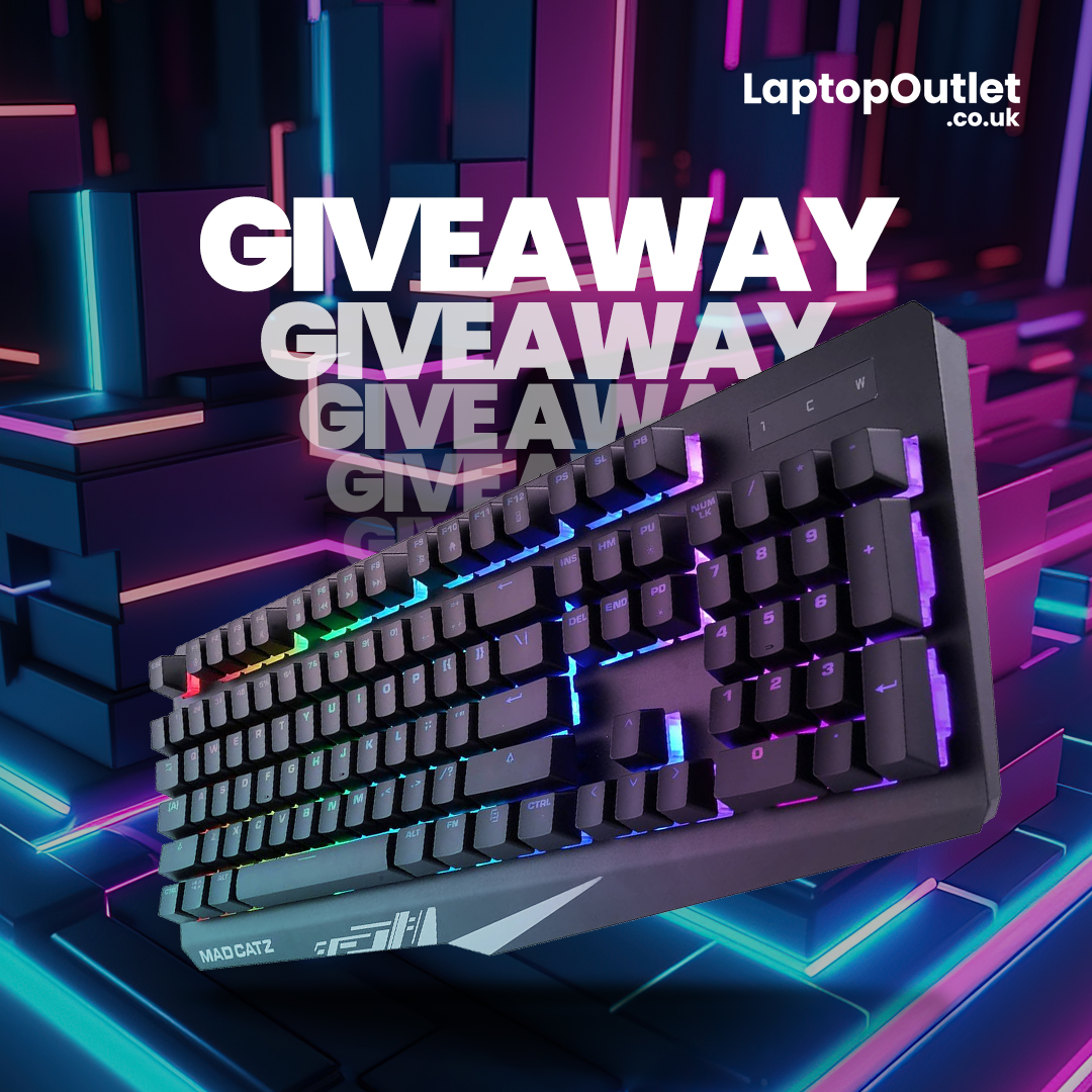 🎉 GIVEAWAY TIME! 🎉
Win a Mad Catz S.T.R.I.K.E. 2 Membrane RGB Gaming Keyboard!

How to Enter:
👉 Tag a friend who loves video games
👍 Like this post
🔔 Follow Laptop Outlet