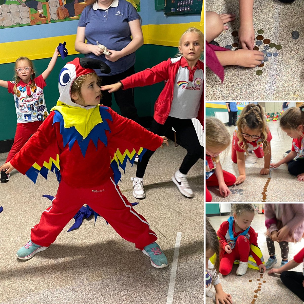 Pieces of eight.. Understanding coins.

#AcrossTheBrinyDeep #Pirates

#Girlguiding #HerneBay