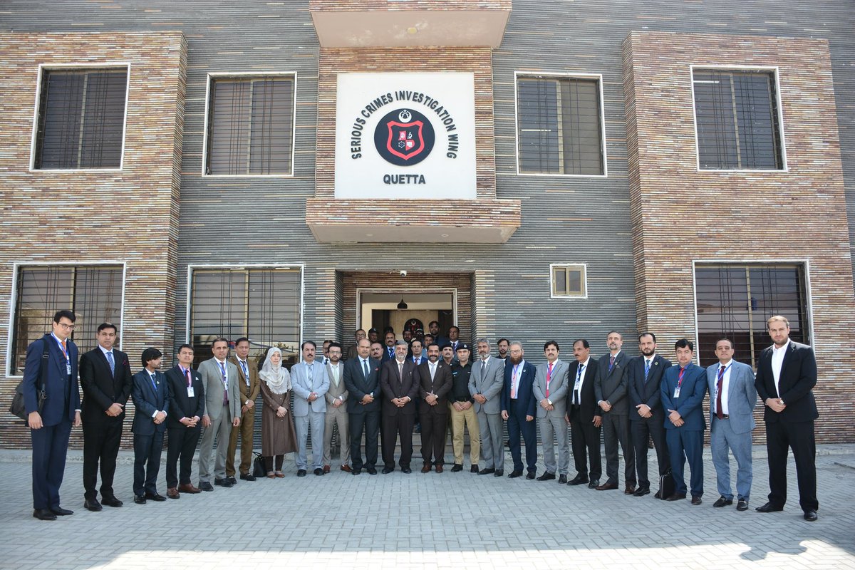 SPKech's tweet photo. The Participants of 41st MCMC of National Institute of Management, Quetta paid a visit to Serious Crime Investigation Wing, Quetta https://t.co/i2rvZ62iMW