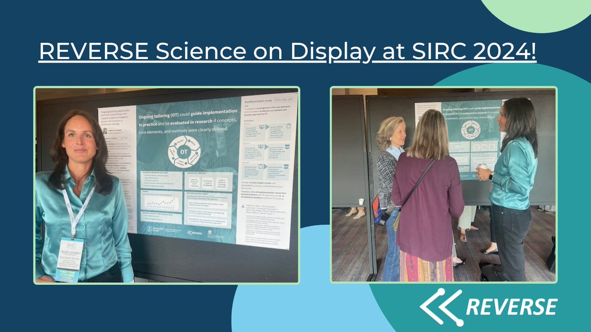 In September, the #ImpSci team, led by <a href="/Kathrin_A_Blum/">Kathrin Blum</a>, traveled to the <a href="/ImplementCollab/">SIRC</a> Conference to showcase their work on tailored approaches to the implementation of evidence-based interventions in healthcare settings. 
Explore the poster 👉 bit.ly/4f5JwR1 #SIRC2024