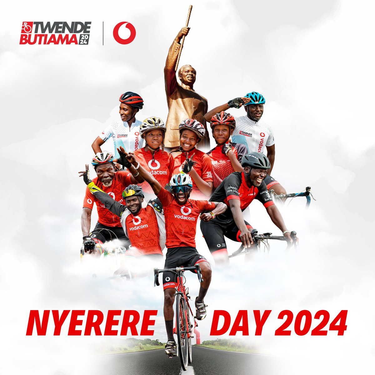 'Kwetu sisi, maendeleo ya Taifa maana yake ni maendeleo ya watu.' – Mwalimu Julius K. Nyerere

📍 Butiama, Mara. Tunaendelea kuenzi falsafa yake na maono ya Tanzania yenye amani na umoja, kwa vitendo. #TwendeButiama24 #Pedal4Purpose #PamojaTunaweza 🚴🏾‍♀️🚵🏾‍♀️