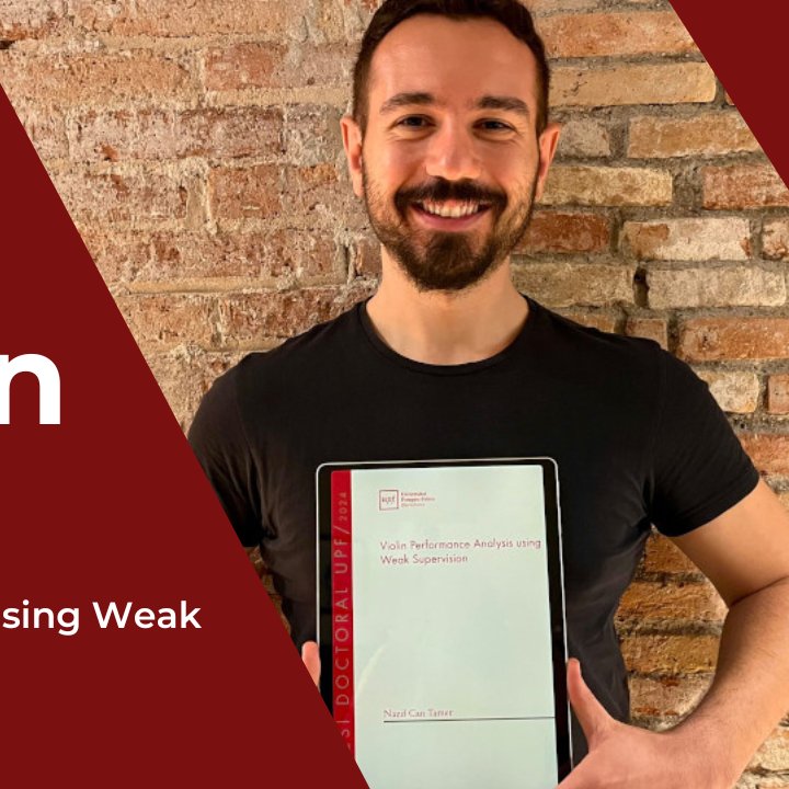 We have two new doctors at the MTG: Nazif Can Tamer and <a href="/pablo__alonso/">Pablo Alonso Jiménez</a>. 🎓Congratulations!!!🎓The videos of their thesis defenses are now available here: youtube.com/playlist?list=…