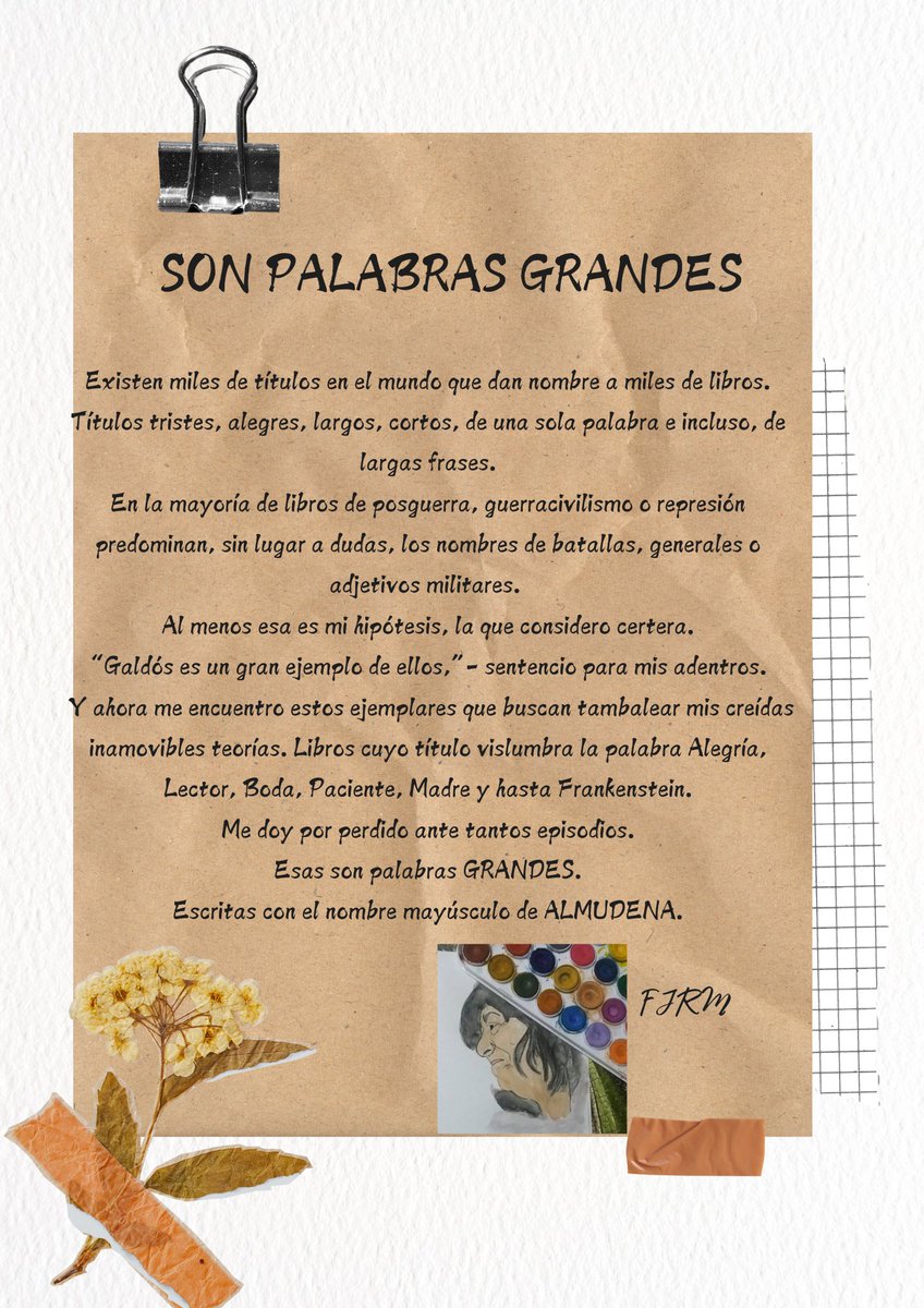 franjo1997's tweet photo. Feliz día de las Escritoras (aunque todos los días son vuestros compañeras, de todas las formas más que merecidísimas). Hoy recuerdo a la gran @AlmudenaGrandes con este microrrelato que le dediqué en mi segundo libro. https://t.co/Cz6Z1EYZm2