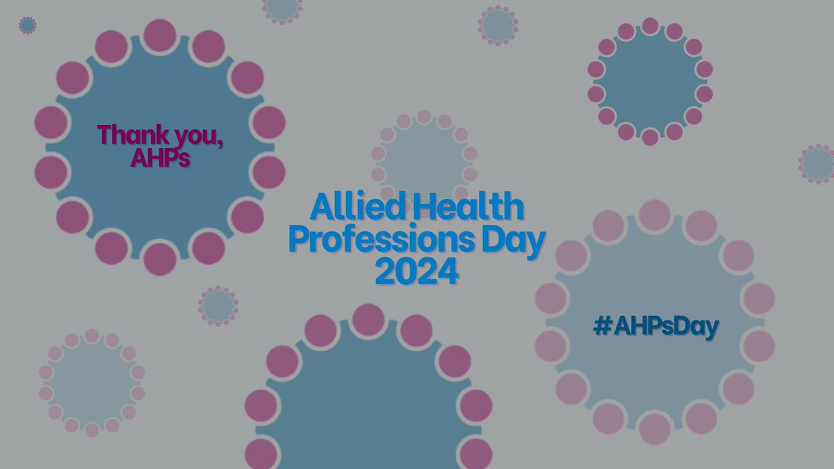 UHD Therapies (also on Bluesky) (@uhdtherapies) on Twitter photo Happy #AHPDay 2024!
Today marks the 7th annual #AlliedHealthProfessionsDay. AHP Day is where all AHPs can connect and celebrate the important work they do and incredible care they deliver.
Thank you to all our #AHPs at <a href="/UHD_NHS/">University Hospitals Dorset NHS Foundation Trust</a> for your amazing work 🫶
<a href="/WeAHPs/">WeAHPs 💙</a> Happy #AHPDay 2024!
Today marks the 7th annual #AlliedHealthProfessionsDay. AHP Day is where all AHPs can connect and celebrate the important work they do and incredible care they deliver.
Thank you to all our #AHPs at <a href="/UHD_NHS/">University Hospitals Dorset NHS Foundation Trust</a> for your amazing work 🫶
<a href="/WeAHPs/">WeAHPs 💙</a>