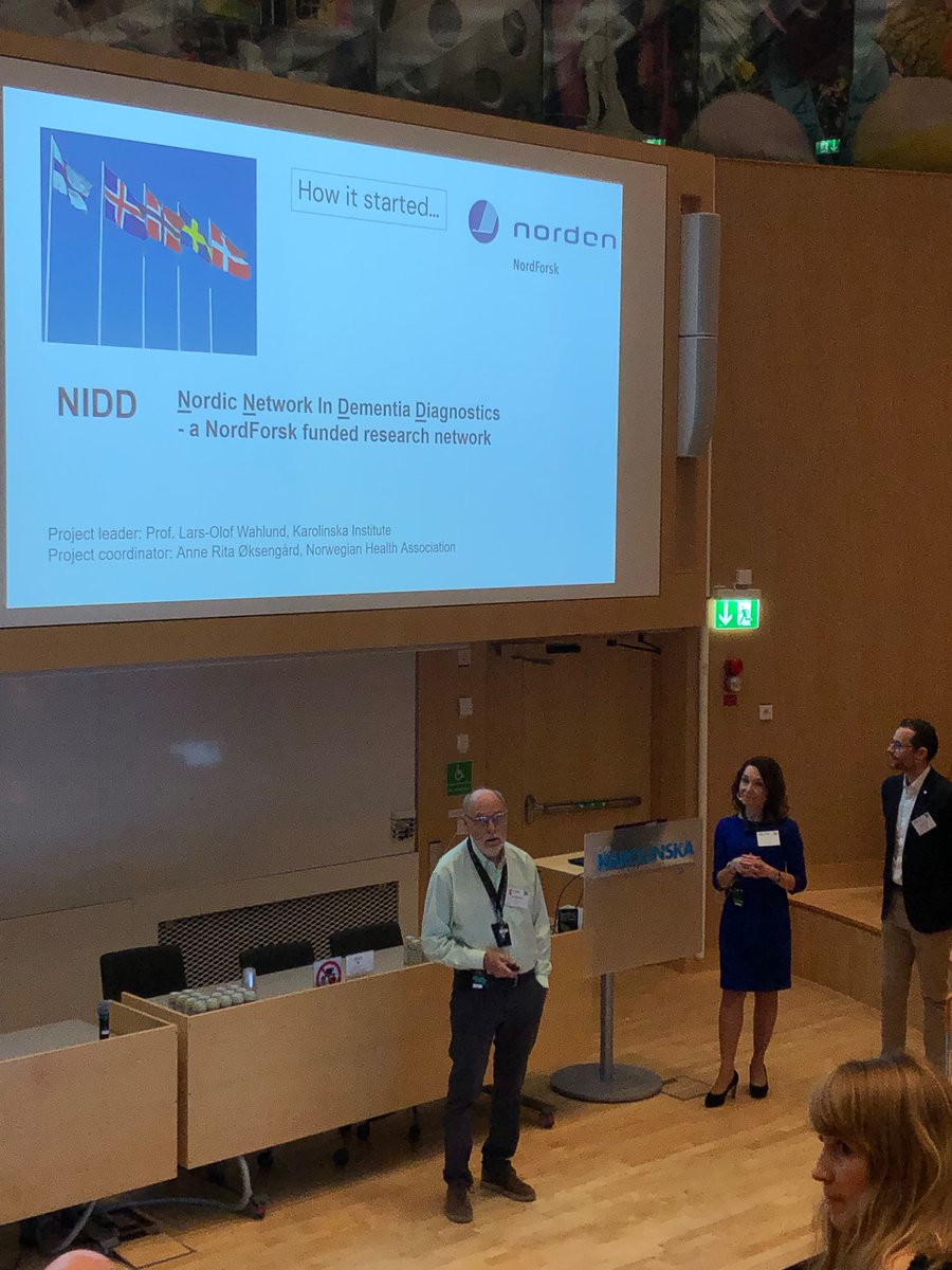 Last week I enjoyed networking at the fourth Nordic Memory Clinic Conference in Stockholm. Great talks on the future challenges in diagnosis, treatment and care of patients developing cognitive diseases. #cognition