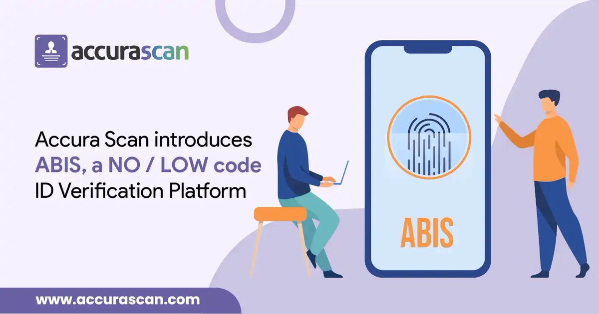 Introducing ABIS by Accura Scan – a No/Low-code Automated Biometric Identification System which helps you seamlessly integrate advanced ID verification technology without the hassle of complex coding. 

Blog link: accurascan.com/blog/accura-sc…

#ABIS #AccuraScan #IDVerification #KYC