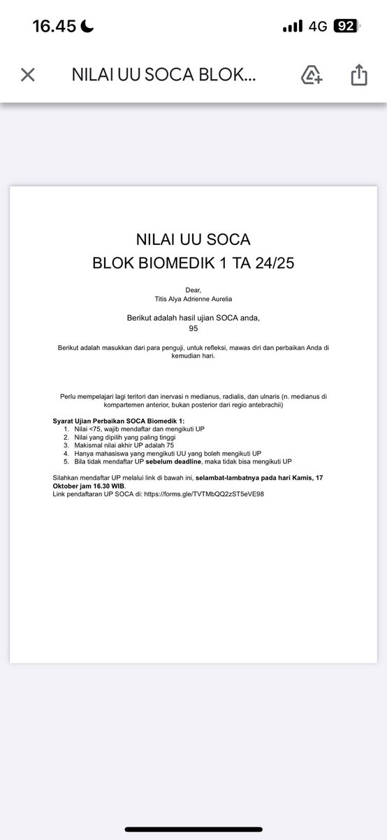 alyadrinnn's tweet photo. KAPAN LAGI SOCA NILAI 95 AKU DIGOJEK SAMPE MAU GENETERAN😭😭😭😭😭 https://t.co/zovnIdXEXm