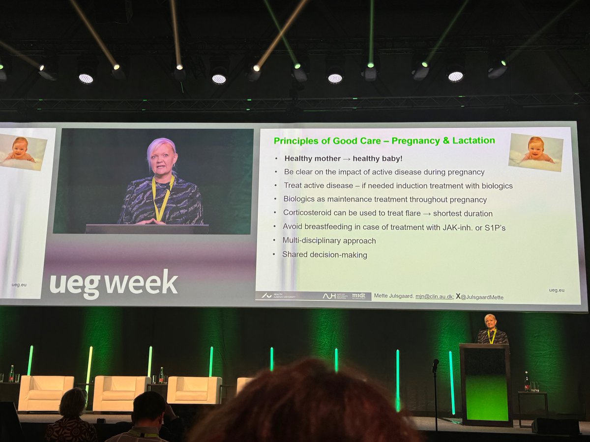 Kotlarz Lab (@kotlarz_lab) on Twitter photo Session: IBD - A lifelong journey. Fantastic presentation by <a href="/JulsgaardMette/">Mette Julsgaard</a> on biologics and small molecules for IBD during pregnancy and breastfeeding, highlighting key principles of quality care.
#UEGWeek2024 #IBD #pregnancy Session: IBD - A lifelong journey. Fantastic presentation by <a href="/JulsgaardMette/">Mette Julsgaard</a> on biologics and small molecules for IBD during pregnancy and breastfeeding, highlighting key principles of quality care.
#UEGWeek2024 #IBD #pregnancy