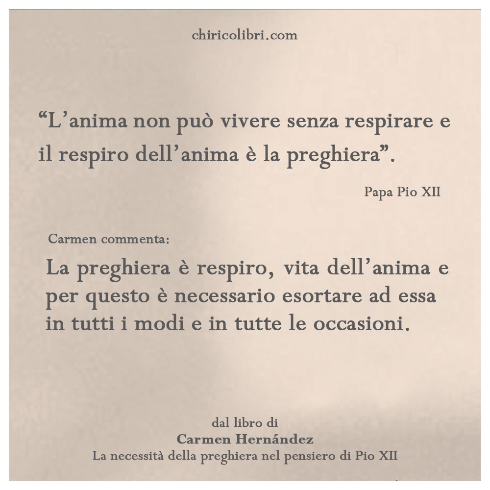 NUOVA USCITA DISPONIBILE sul nostro sito e in libreria!
Carmen Hernández - La necessità della preghiera nel pensiero di Pio XII
chiricolibri.com/products/la-ne…