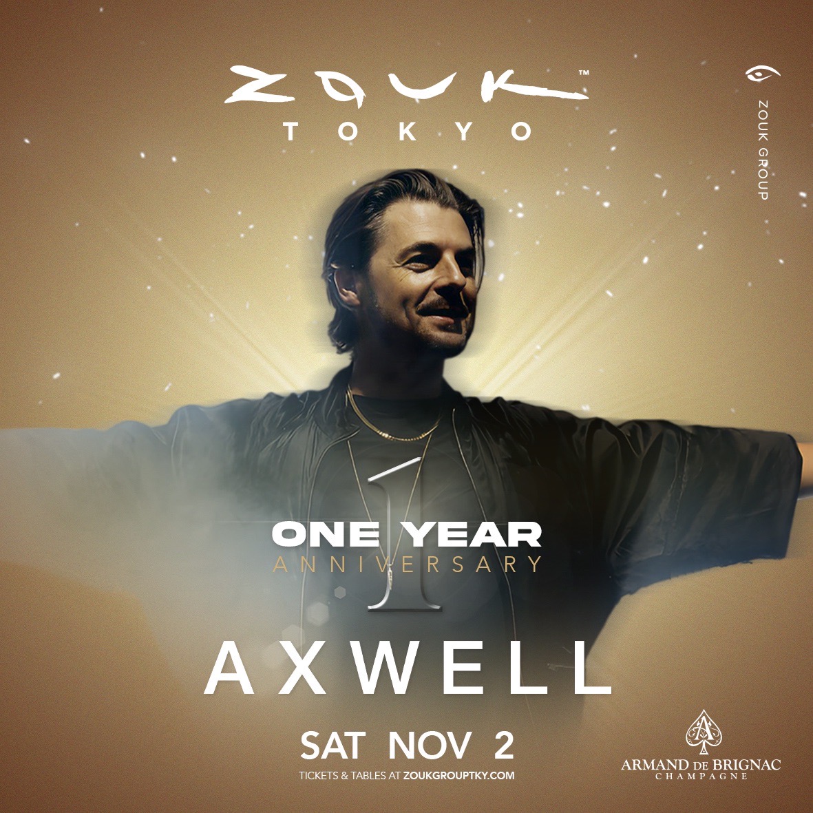 Zouktokyo's tweet photo. MARK YOUR CALENDAR🗓!!! 1 Year Anniversary 二人目のゲストはなんとSwedish House Mafiaから @Axwell が登場🔥EDM界だけじゃなくダンスミュージック界のレジェンドがとうとうZoukTokyoへやってきます！間違いなく伝説の一夜に✨ https://t.co/rEx8Se1OpF