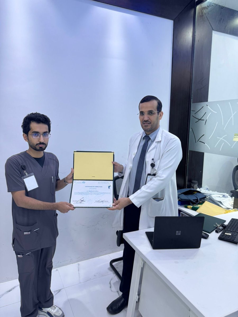 abdullah_9213's tweet photo. All thanks and gratitude to Dr. Sattam, for honoring me, and I am very proud that I was under his training, and God willing, we will be at the good faith🤍 @AlyamiSatam https://t.co/XzZ7Q9NW9e