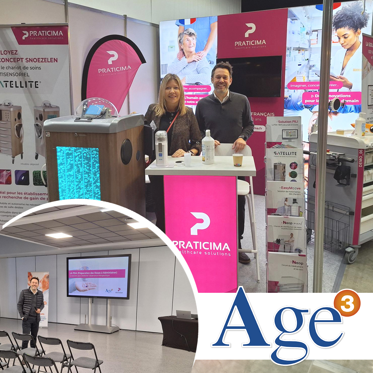 praticima's tweet photo. 💥PRATICIMA a eu le plaisir de participer au @CongresAge3 et d'animer un atelier sur le thème "La PDA : la solution pour améliorer l’observance thérapeutique" !
Un grand merci à ceux qui nous ont rejoints et qui ont contribué à faire de cet évènement une expérience inoubliable.🤝 https://t.co/LkVvXZYYdQ
