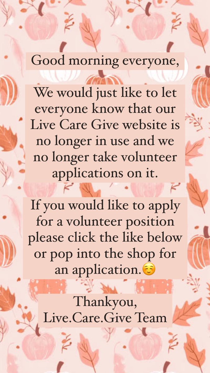 Please Read‼️ 

Volunteer application link:  forms.gle/1mWA3Xd95ALUaY…