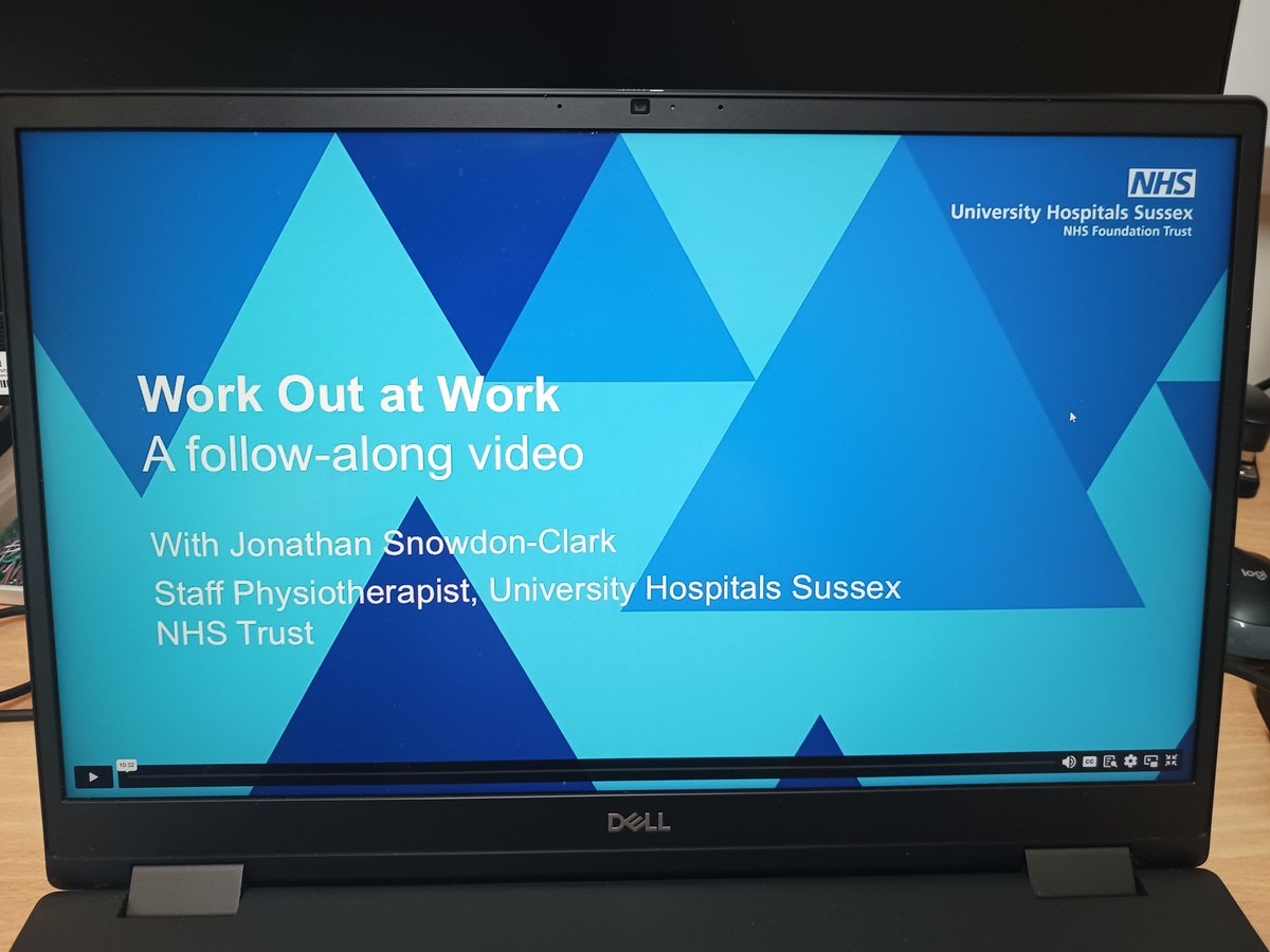UHSx_AHP_Edteam's tweet image. Our second offering of the day for @UHSussex #educationweek  comes from  @Sam_Elliott82 who is running our #workoutatwork online exercise sessions. These are aimed at all staff so make sure you come and join. Sessions held virtually everyday. Book via IRIS. 

#AHP #education