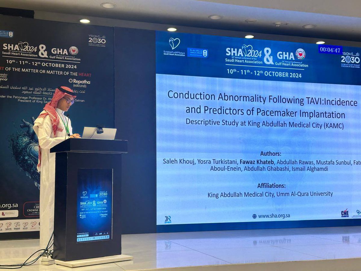 UQUMED40's tweet photo. Big congratulations to Fawaz Khateb, A standout member of our batch, for delivering three outstanding oral presentations at the Saudi Heart Association and Gulf Heart Association conference of 2024 🫀

Well done on this remarkable achievement 🎉🎊
#SHA2024 #GHA2024 https://t.co/L8cEVwcQDi