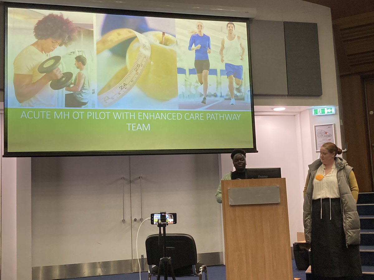 NELFT AHP (@nelft_ahp) on Twitter photo Jonavive & Karen speaking about piloting OT interventions in acute #mentalhealth settings by supporting people to access occupational activities in their communities
🎉high quality care
🎉reduced bed days
🎉improved outcomes
#AHPsDay24 #WeAreNELahps #NELFTahps <a href="/theRCOT/">Royal College of Occupational Therapists</a> <a href="/NELFT/">North East London NHS Foundation Trust (NELFT)</a> Jonavive & Karen speaking about piloting OT interventions in acute #mentalhealth settings by supporting people to access occupational activities in their communities
🎉high quality care
🎉reduced bed days
🎉improved outcomes
#AHPsDay24 #WeAreNELahps #NELFTahps <a href="/theRCOT/">Royal College of Occupational Therapists</a> <a href="/NELFT/">North East London NHS Foundation Trust (NELFT)</a>