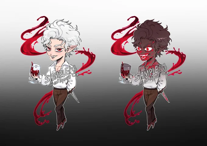 close up of my astarion charms!  