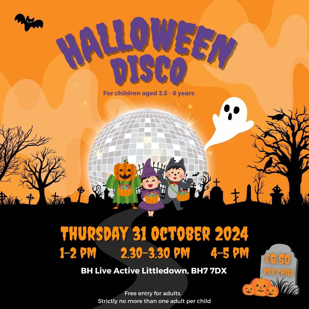 WIN tickets to this year's 🎃 Halloween Disco 🎃 at the Littldown Centre on our website: raring2go.co.uk/area/bournemou…