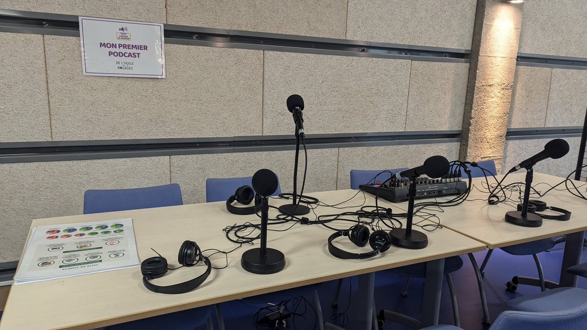 Comme je n'avais pas eu assez de podcasts ce week-end à PodParis, c'est reparti pour 2 jours d'ateliers avec la <a href="/MetropoleRouenN/">Métropole Rouen Normandie</a> pour les journées de la culture du risque à Elbeuf avec des scolaires ☺️