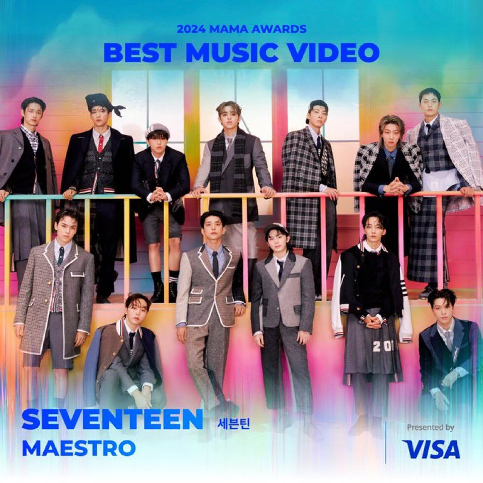 hrtcoups's tweet photo. [MAMA 2024]
SEVENTEEN is nominated for (so far):

- Male Group of the Year
- Best Male Performance (GOM)
- Best Music Video (MAESTRO)
- Worldwide Male Fan Choice (VOTE!)

ITS THAT TIME OF THE YEAR, GET UR VOTING GAME ON CARATS🔥 FOR SEVENTEEN✊ https://t.co/pbm8bGsYcY