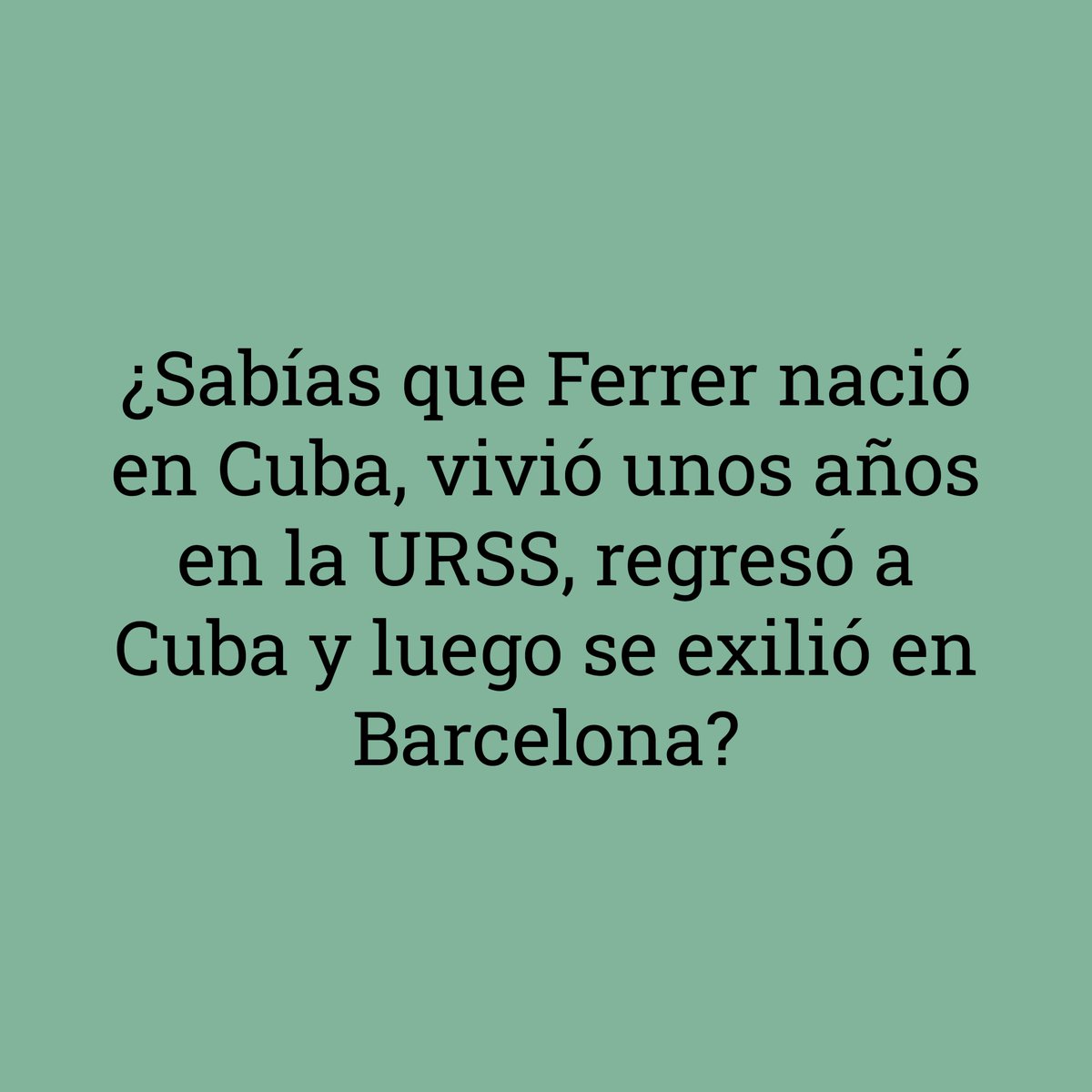 Jorge Ferrer <a href="/etdlv/">Jorge Ferrer</a> (La Habana, 1967) 
Escritor y traductor, cursó periodismo en Moscú. En Cuba, formó parte de Paideia, colectivo cultural disidente. En 1994 se exilió en Barcelona.  
Hemos publicado 'Entre Rusia y Cuba'. 
📗 bit.ly/3UBJmcB 
#LibrosRecomendados