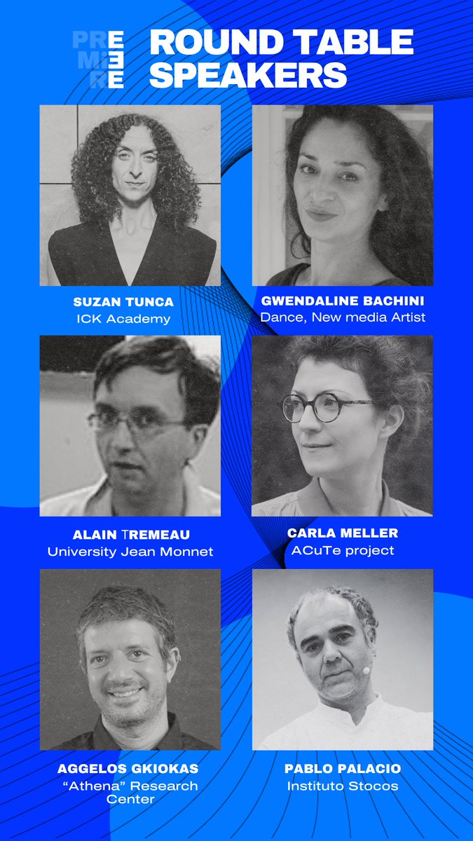PremiereEu's tweet image. Join the round table “Extended Stages and Performing Practices” online🛜. 

➡️Use the link shorturl.at/JHSlR

It will include a discussion about the possibilities of AI, XR, and 3D technologies for extending the #performingarts stages.

#premiereEU #AI