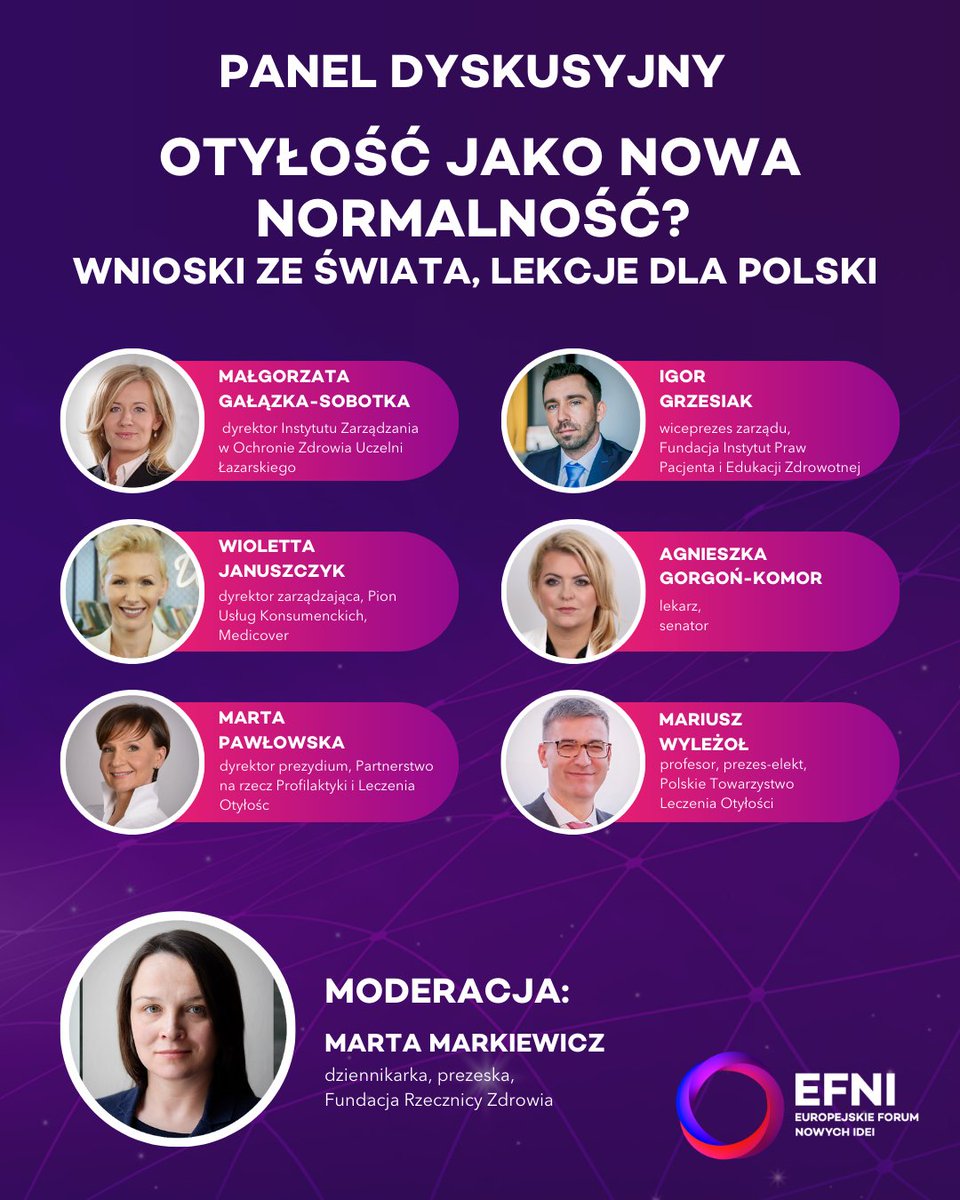 mpa_mba's tweet photo. Czy otyłość stała się w Polsce nową normalnością? Jak skutecznie budować polską drogę redukcji otyłości?
@MF_GOV_PL @MRPiPS_GOV__PL @MZ_GOV_PL @SPORT_GOV_PL  @MNiSW_GOV__PL @MNiSW_GOV__PL
@EFNI_Poland @KPRM_CIR https://t.co/qhBmct6pdF