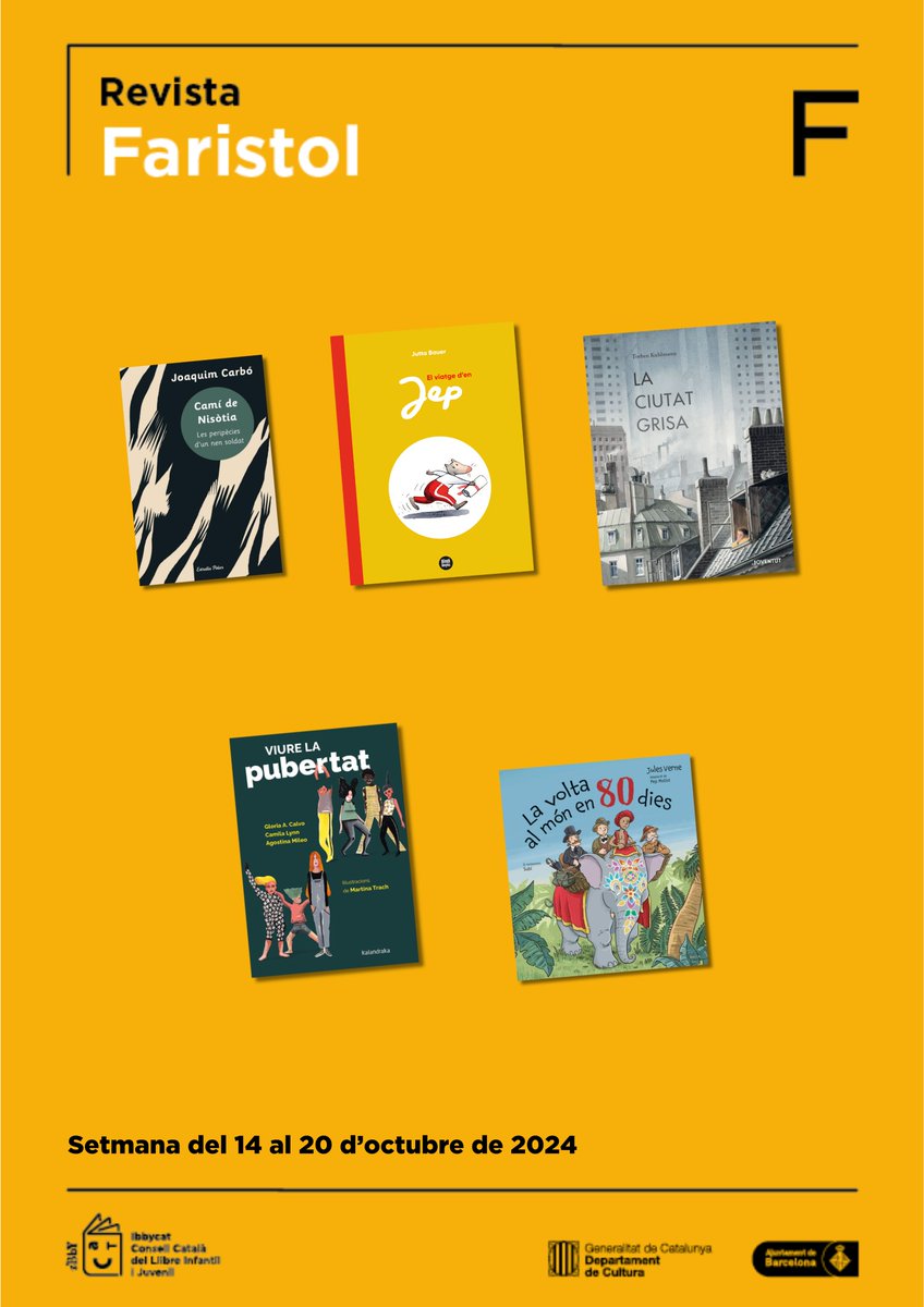 Què vol dir si Joaquim Carbó, Jutta Bauer, Torben Kuhlmann, Jules Verne... es troben junts un bon dilluns al matí?

Que les crítiques de la setmana ja són aquí per acostar-vos obres publicades recentment en català, des de la mirada crítica de Faristol.

Estireu el fil! 🧵